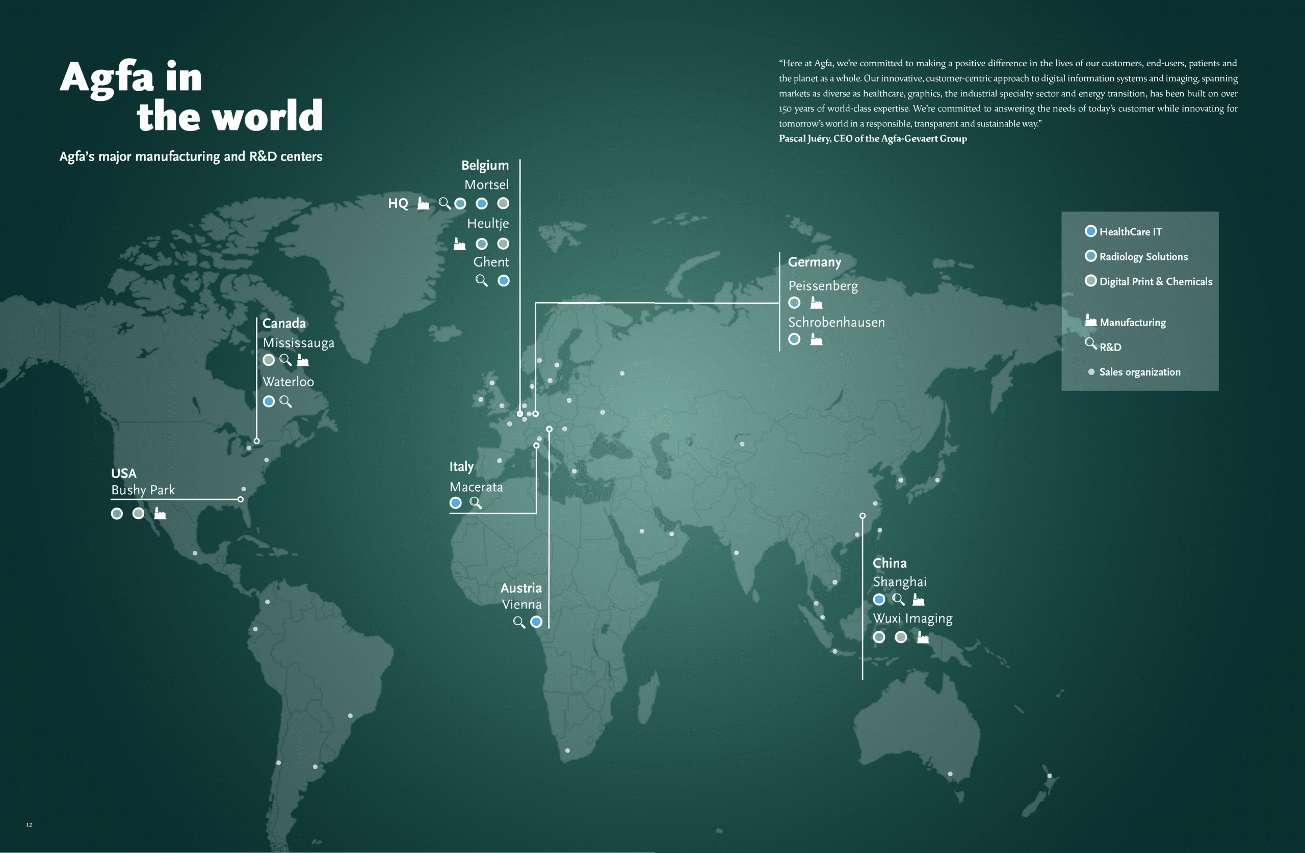 Agfa In The WorldMAP