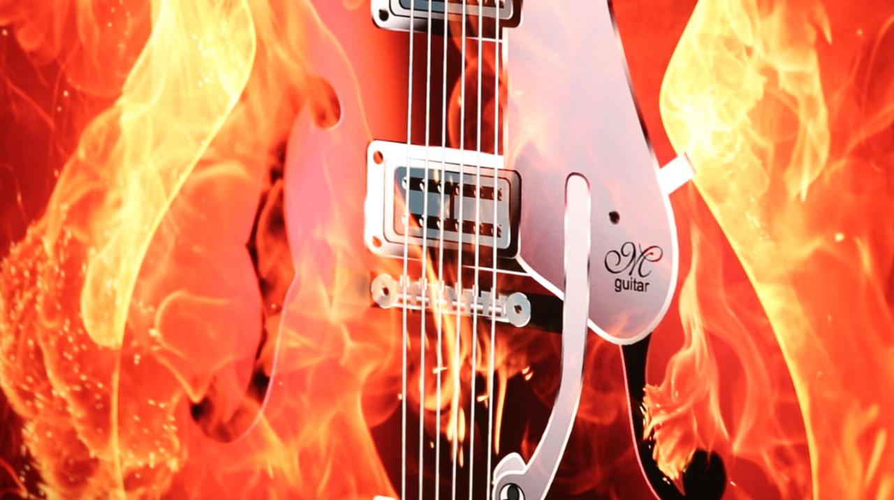 1524734098671 Thin ink layer technology - guitar on fire