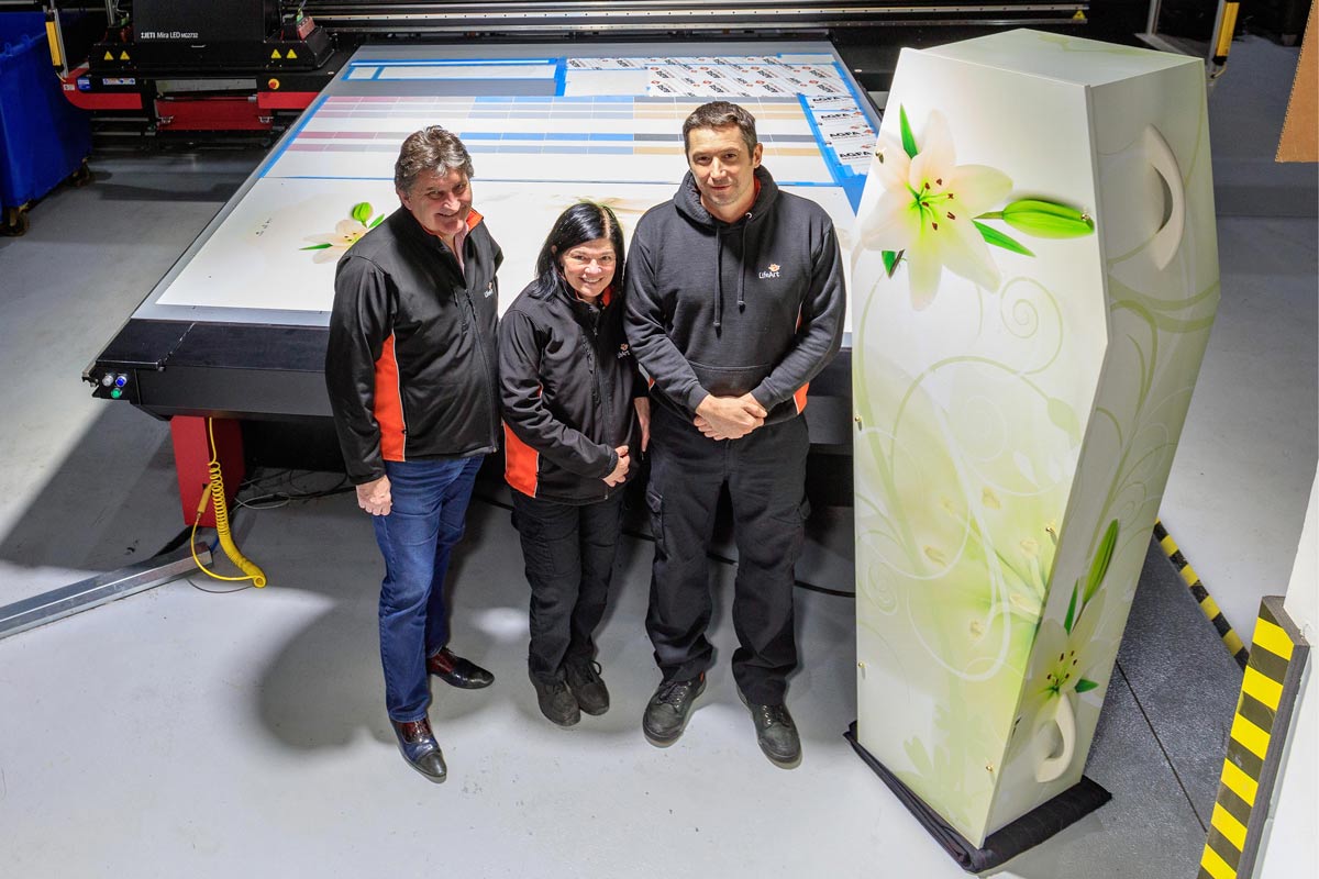 printing coffins using inkjet