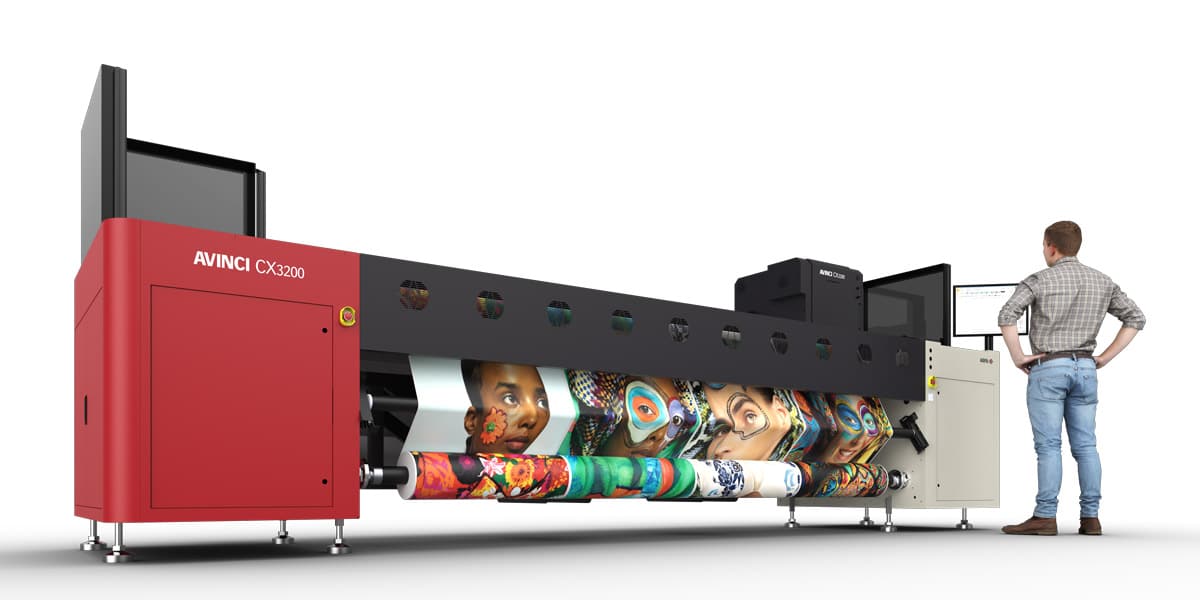 Agfa Avinci CX3200 Wide Avinci CX3200 soft-signage printer