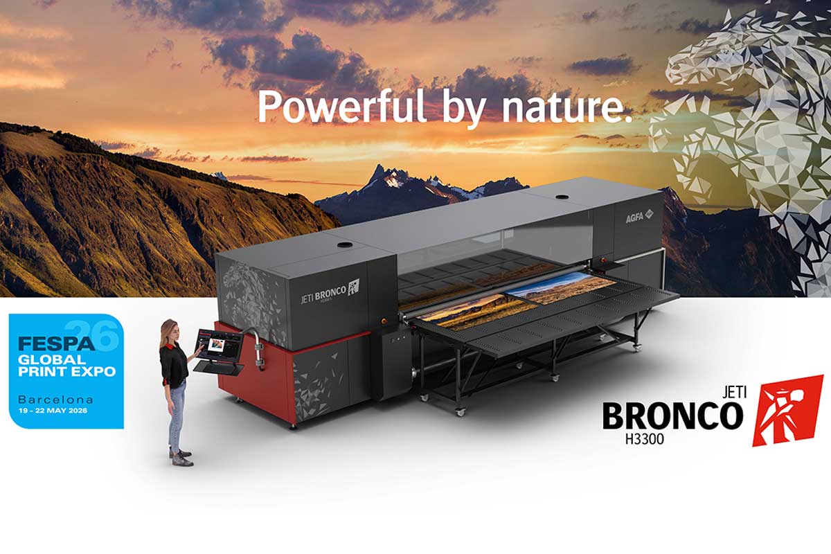 Agfa Jeti Bronco HS at FESPA 2026