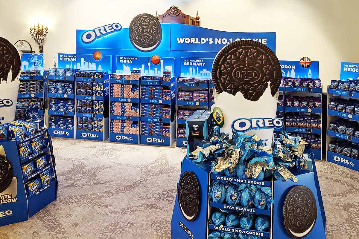 Nestle Oreo Displays corrugated displays