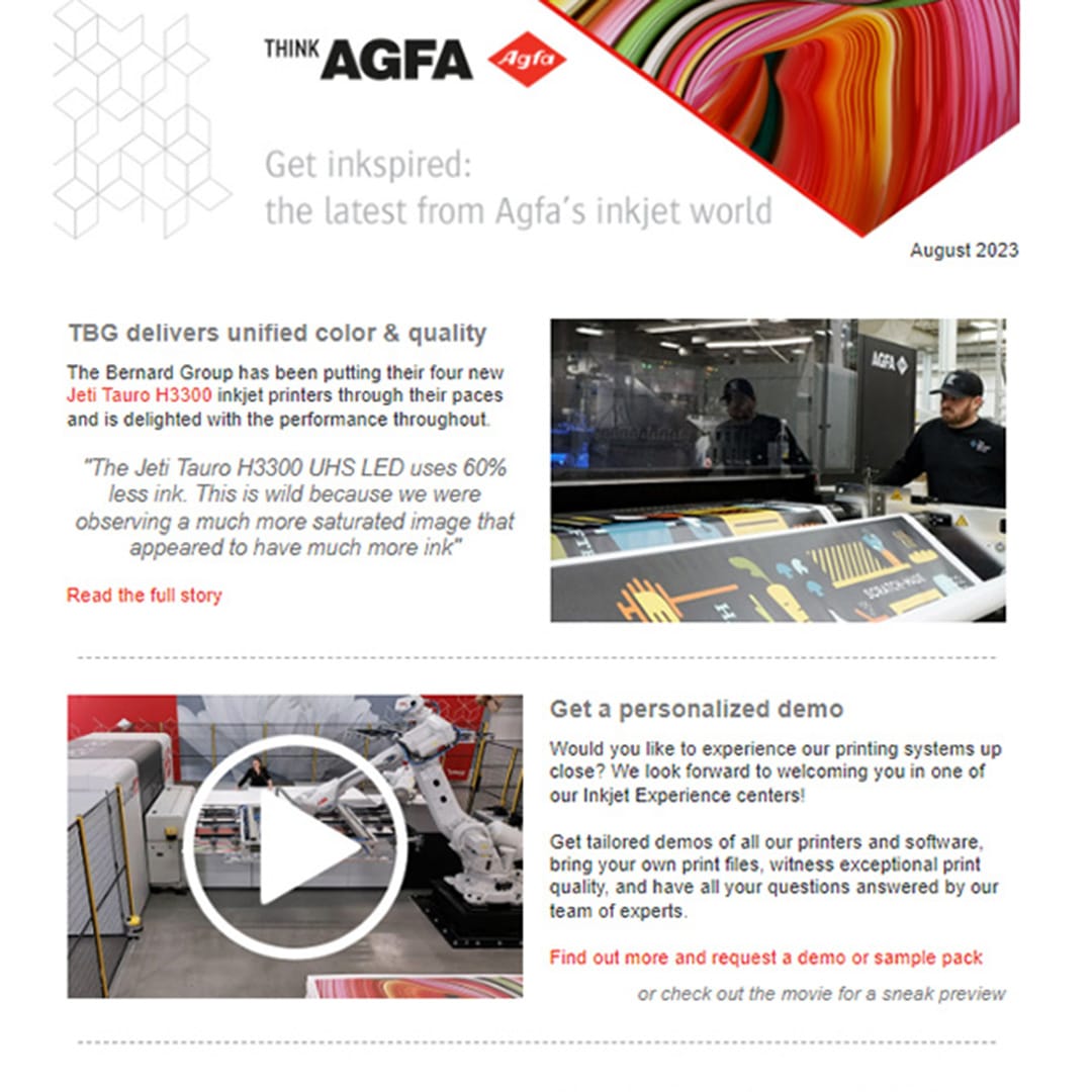 Agfa newsletter August 2023