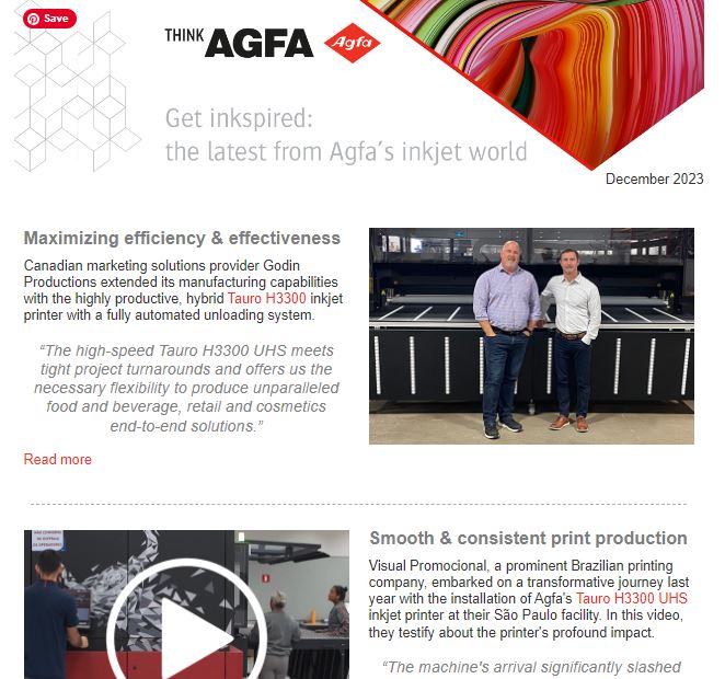 Agfa newsletter October 2023