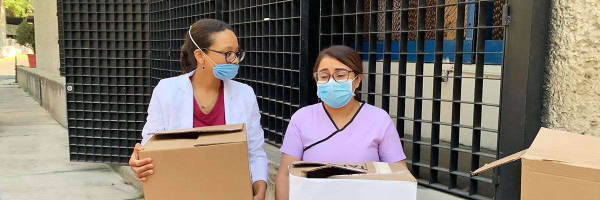 delivery of the masks