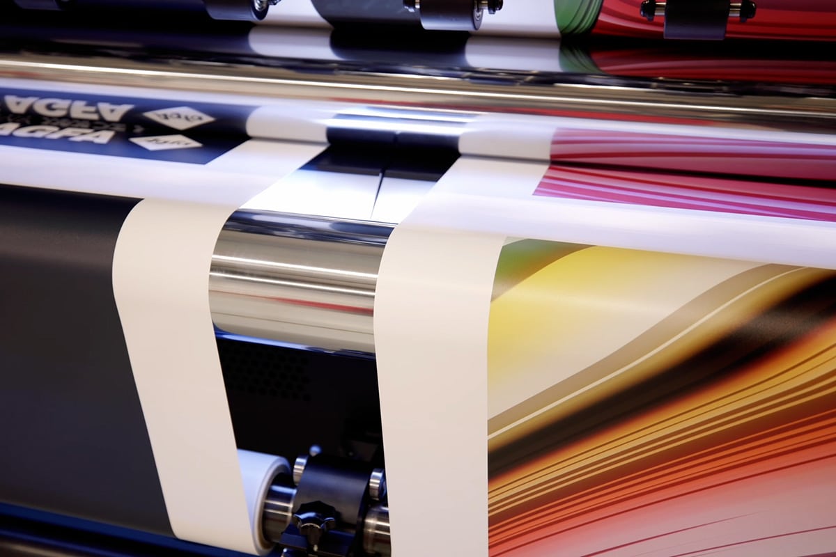 roll-to-roll inkjet printing