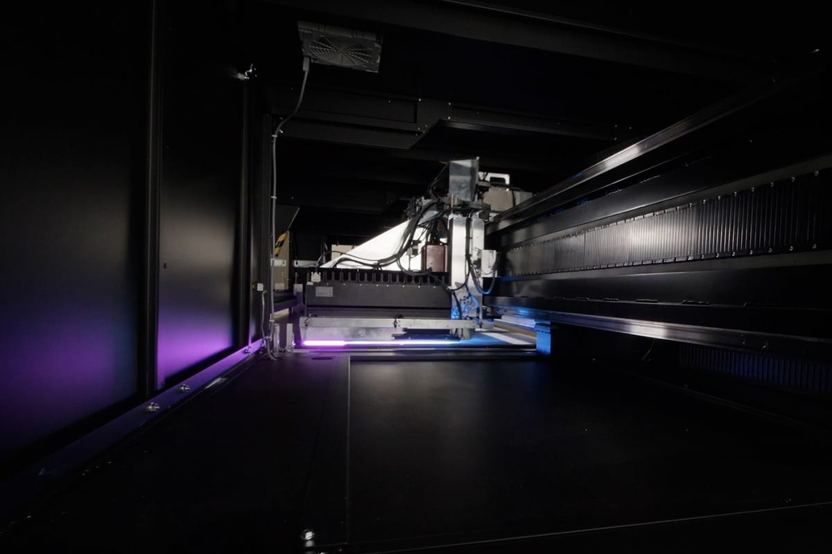 UV LED curing inkjet print shuttle