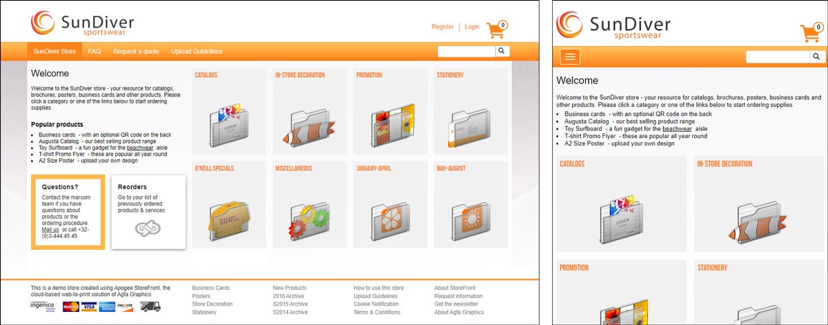 StoreFront 5.5 Responsive Thumbnails 1 responsive web-to-print shop