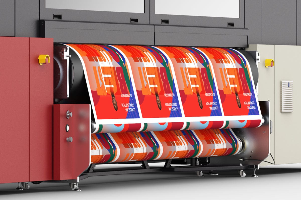 Jeti Tauro roll-to-roll printing