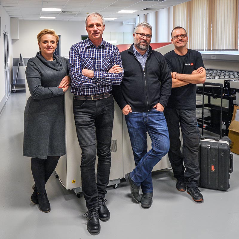 Partners Ludzie Prepress Team Square the team at Partners Studio