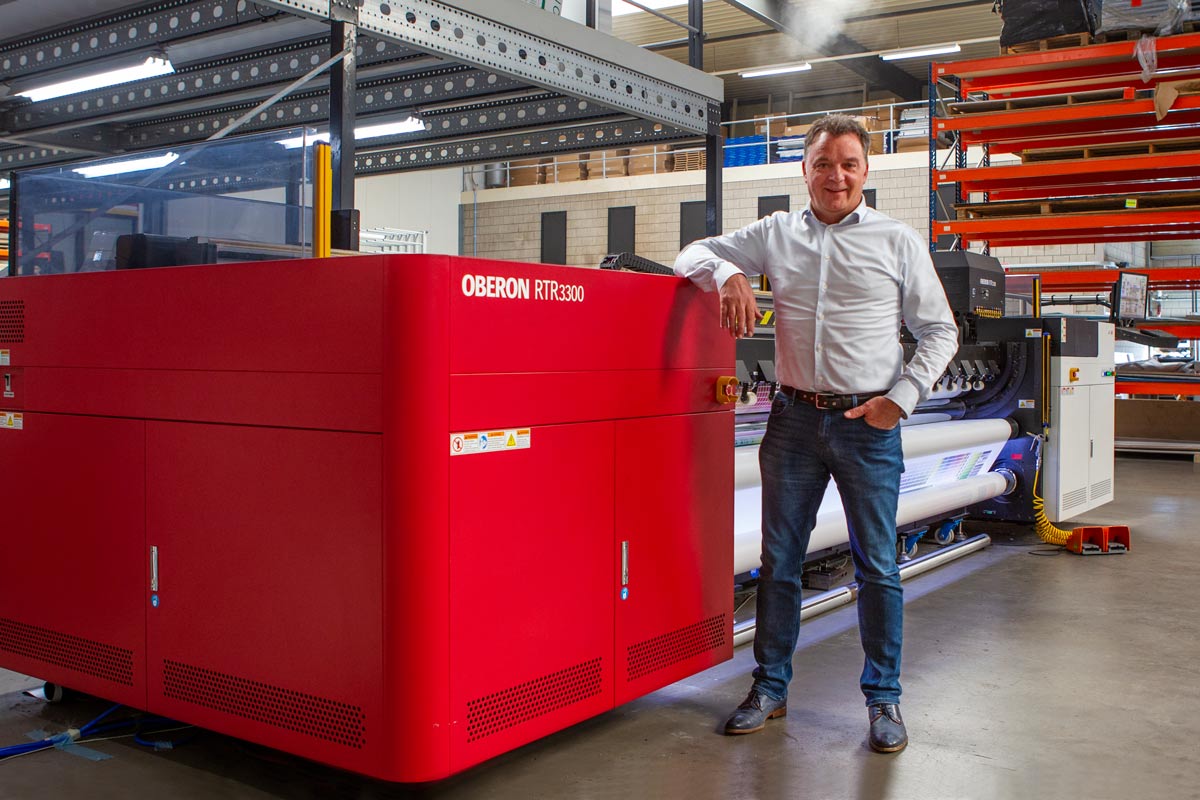 TVE Oberon Rol To Roll Printer Oberon Roll-to-roll printer at TVE