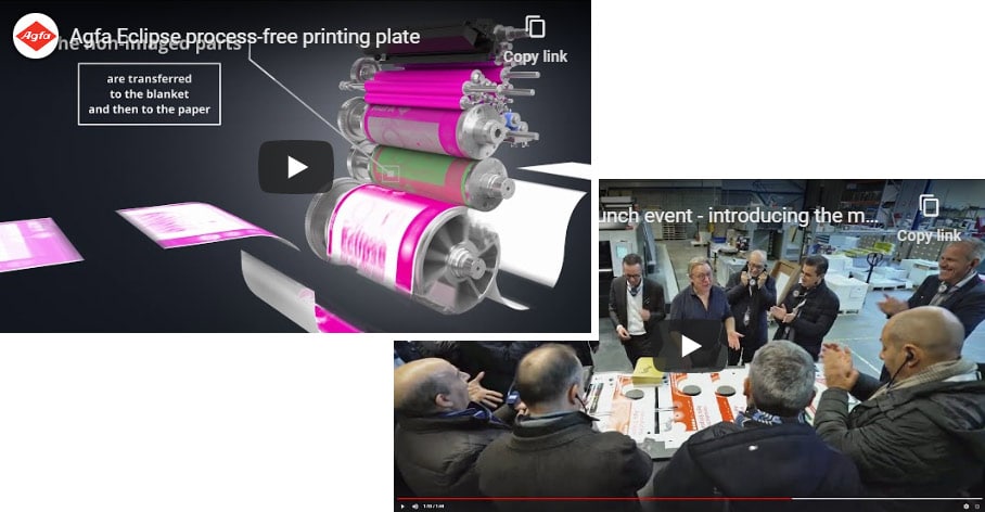How the eclipse printing plate works