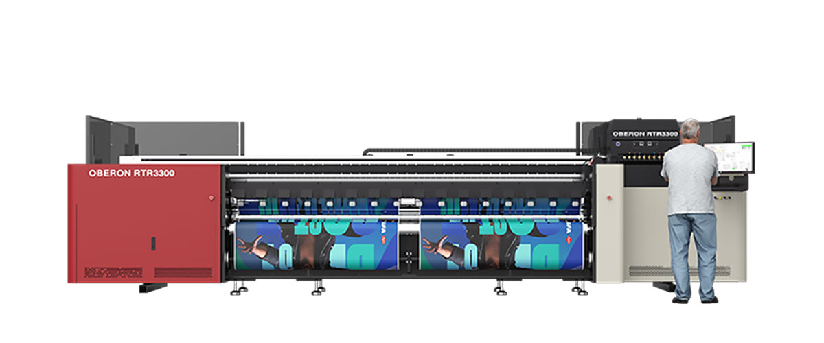 Agfa Oberon roll-to-roll printer