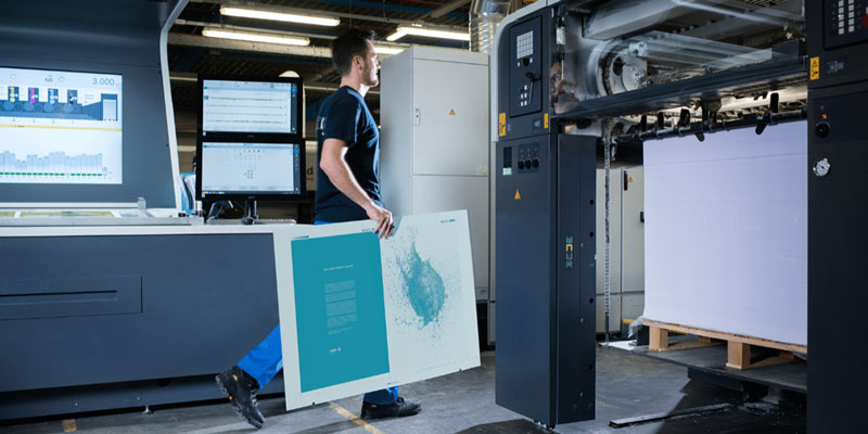 Adamas chem-free offset printing plate