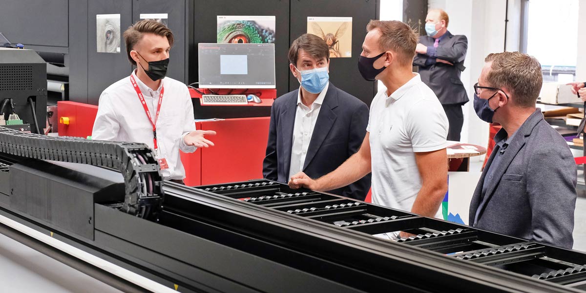 Rugby Demo Agfa UK large format printing demo