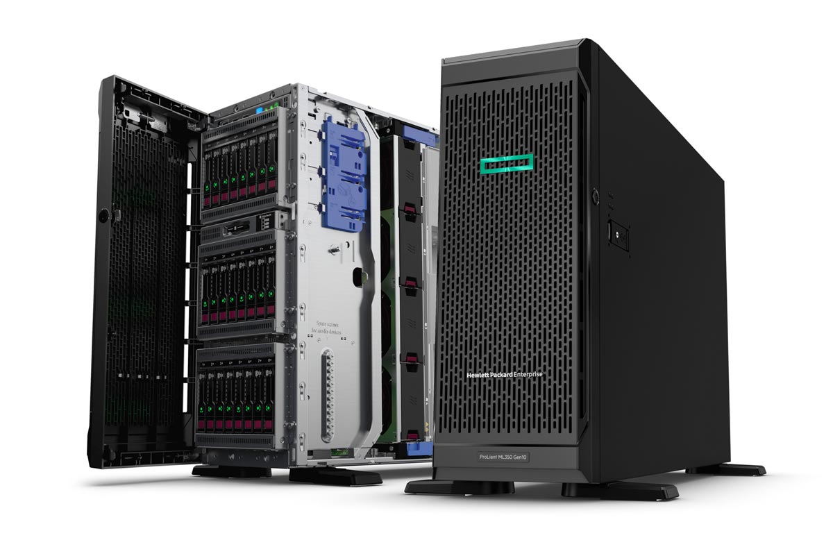 HP ML350 Gen10 Servers HP servers for prepress workflow automation