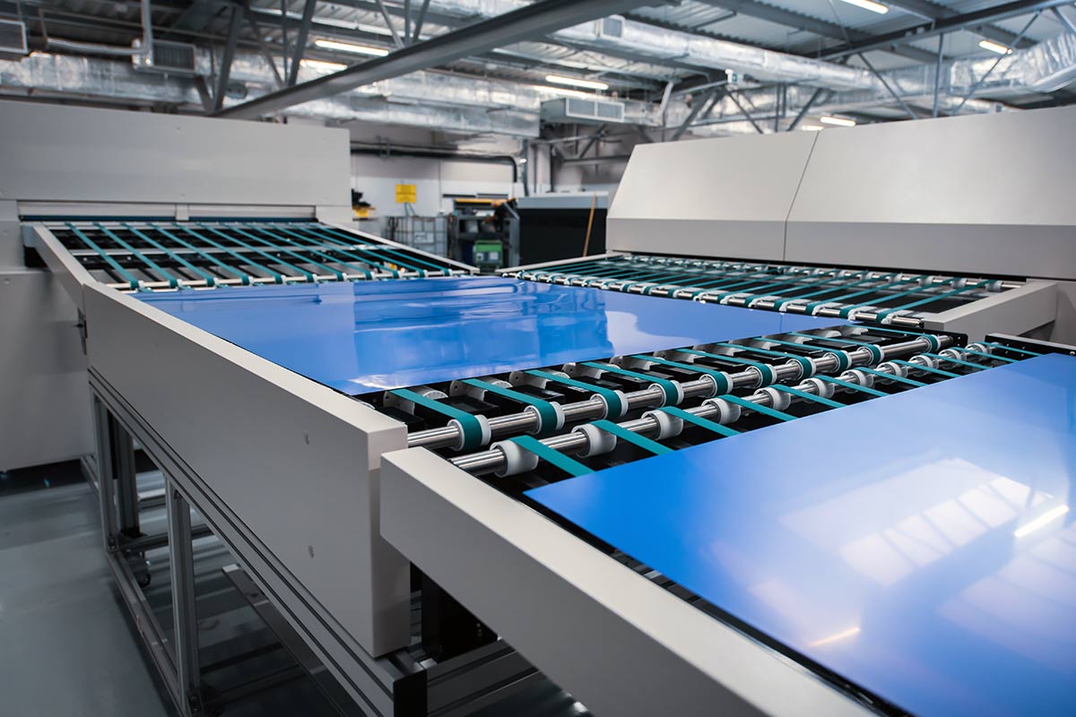 Colours Factory Plate Transport Plate production
