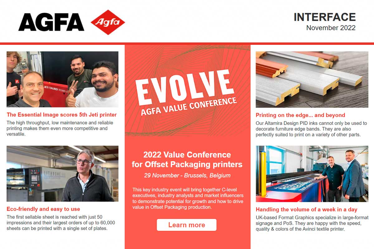 Agfa INTERFACE November 2022