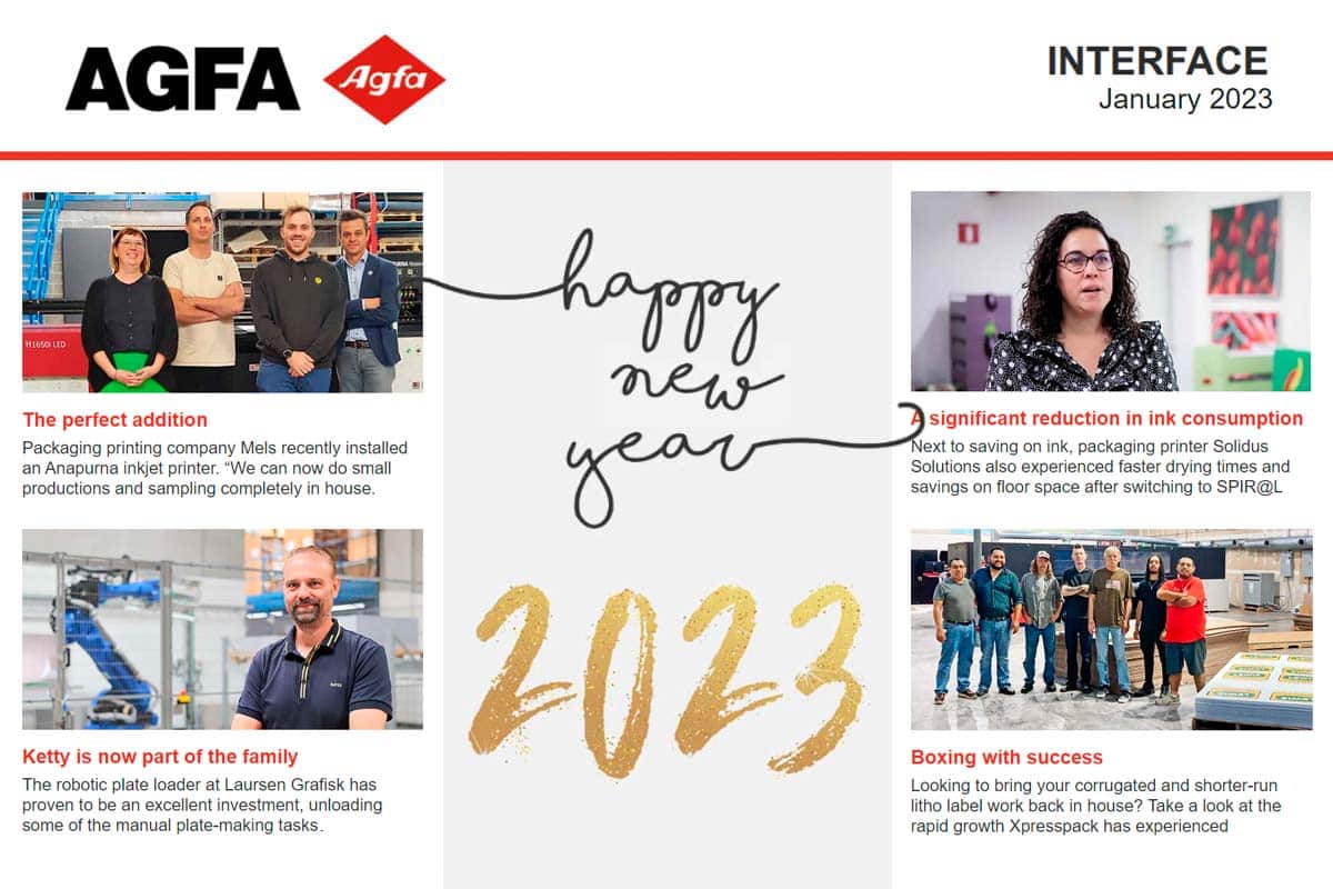 INTERFACE newsletter printing industry