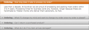 Jquery Accordion improve store look&feel
