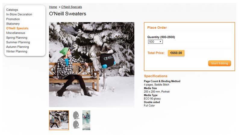 Benefits On Demand print-on-demand ecommerce