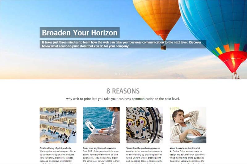 StoreFront Microsite