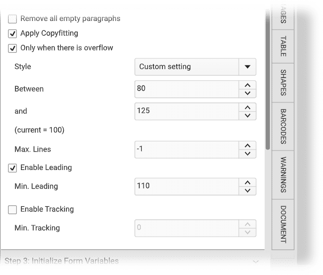 StoreFront 5.9 Copyfitting Online Editor copyfitting